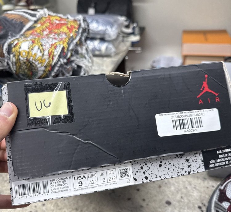 Off White Muslin Jordan 5s