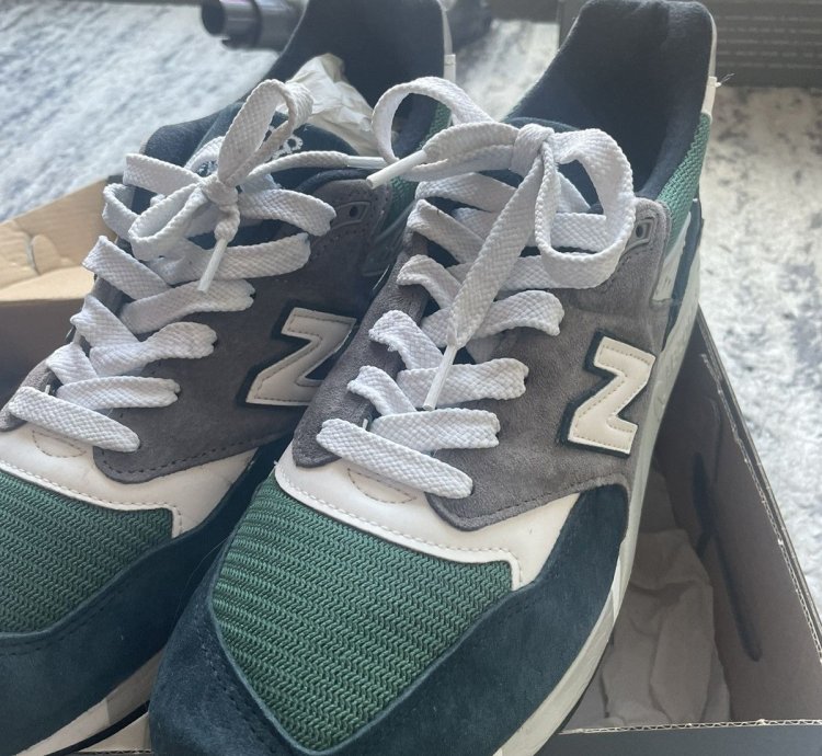 New Balance 998 Made In Usa Navy Green Size 10 5 M998nl