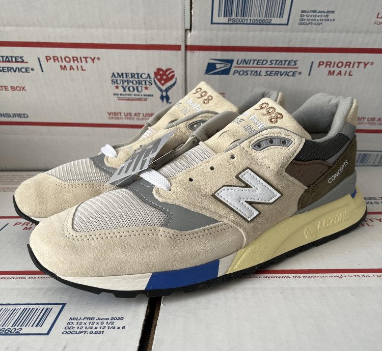 New Balance 998 Miusa Concepts -note 10th Anniversary