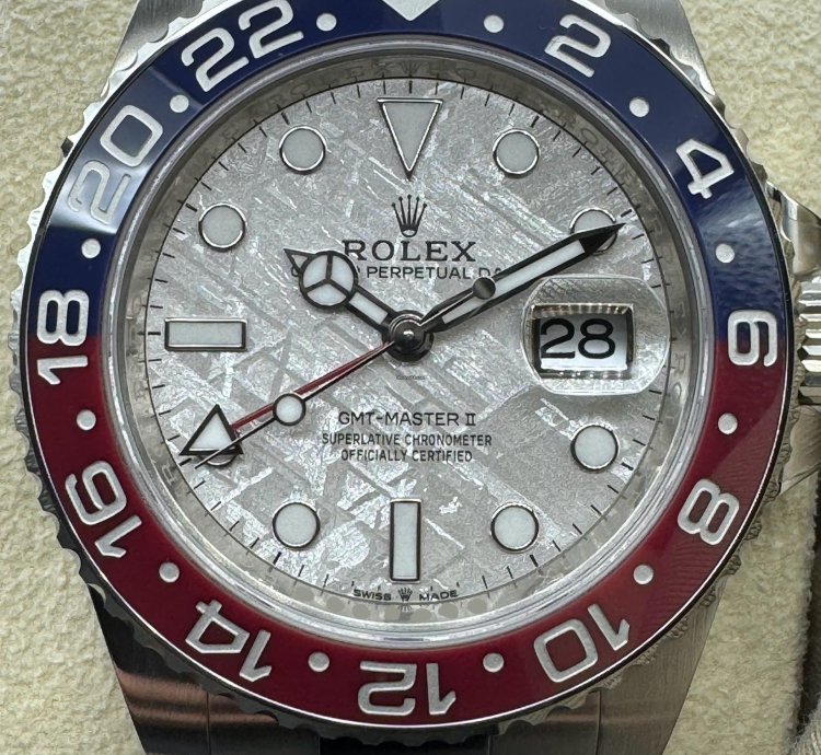 Rolex Gmt-master Ii Meteorite Dial Unworn