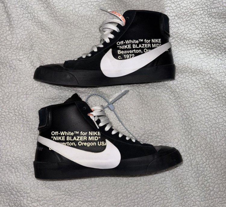 Off White Nike Grim Reaper Mid Blazers
