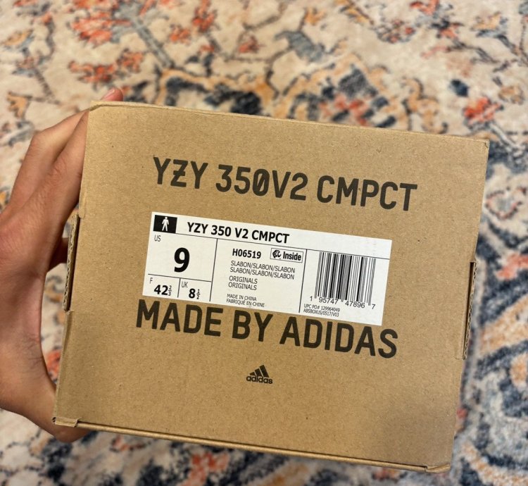 Adidas Yeezy 350 Cmpct Slate Bone