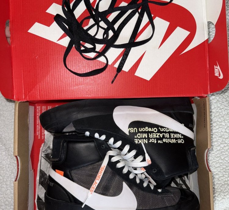 Off White Nike Grim Reaper Mid Blazers