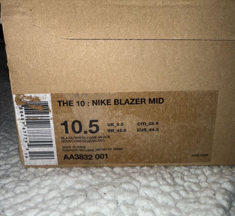 Off White Nike Grim Reaper Mid Blazers