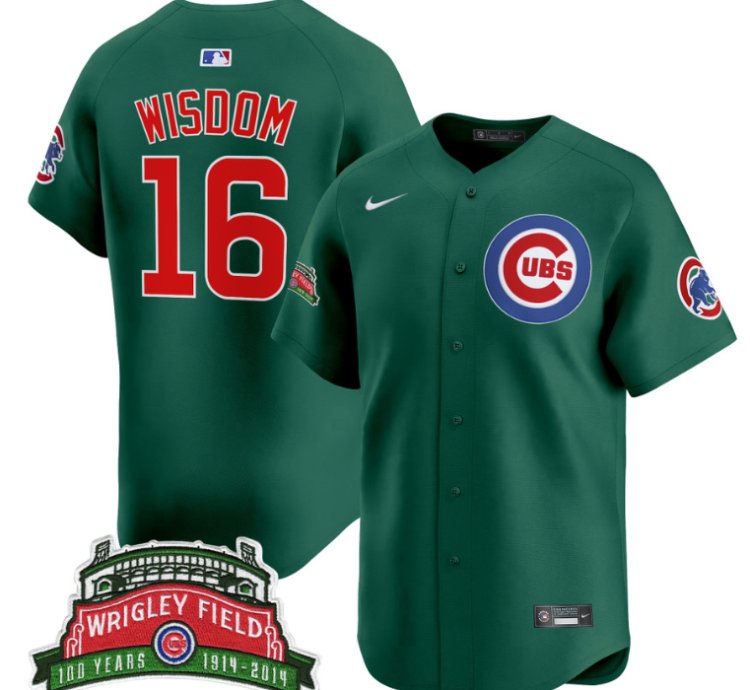 Patrick Wisdom Jersey 16 Chicago Cubs Wrigley Field Style Vapor Premier Limited Stitched