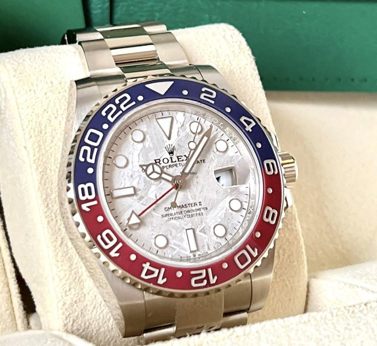 Rolex Gmt-master Ii Meteorite Dial Unworn Full Set 126719blro