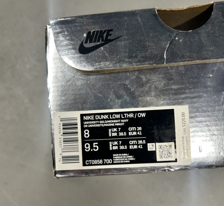 Off White Nike Michigan Size 8 41