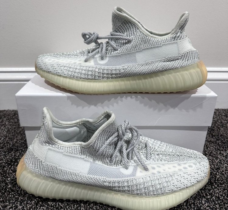 Adidas Yeezy 350 V2 Boost Yeshaya Reflective Grey White