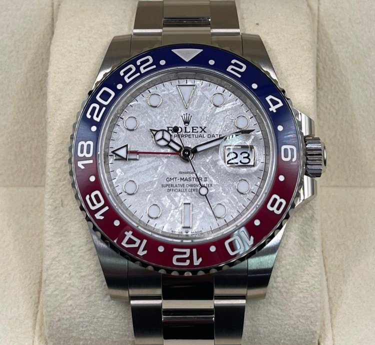 Rolex Gmt-master Ii Meteorite Pepsi White Gold 126719blro