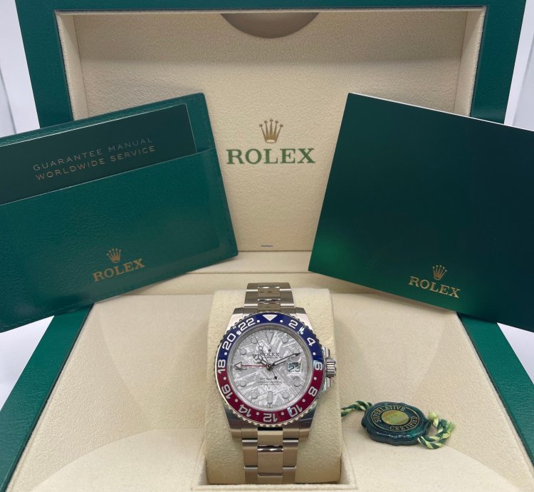 Rolex Gmt-master Ii Meteorite Pepsi White Gold 126719blro