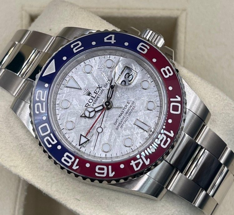 Rolex Gmt-master Ii Meteorite Pepsi White Gold 126719blro