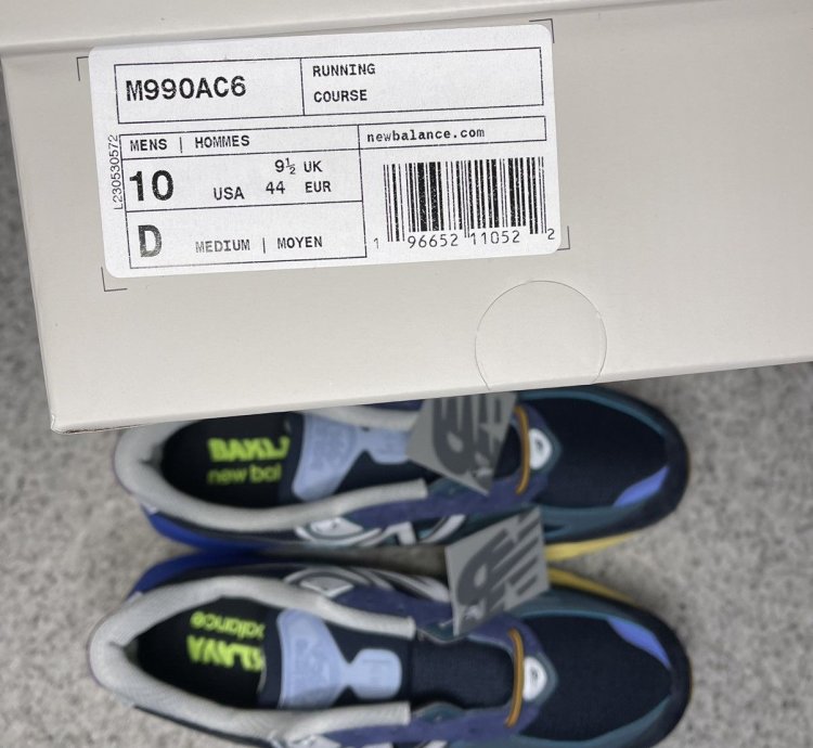New Balance Action Bronson 990v6 Lapis Lazuli