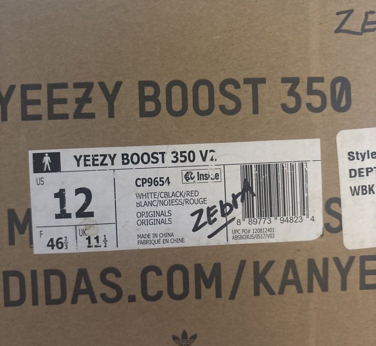 Adidas Yeezy 350 V2 Zebra