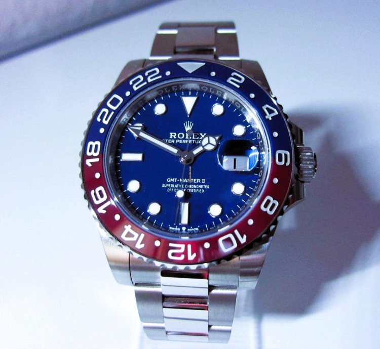 Rolex Gmt-master Ii Neu 126719 Blro 18k Wei Gold Lc 100
