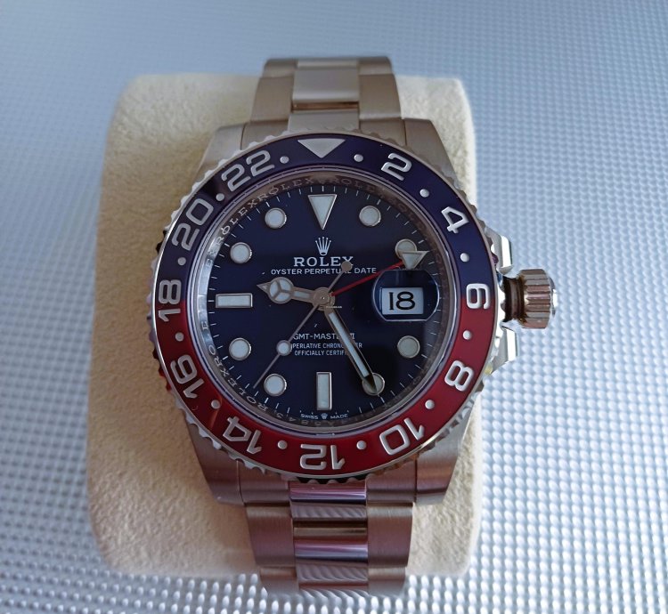 Rolex Gmt-master Ii Neu 126719 Blro 18k Wei Gold Lc 100