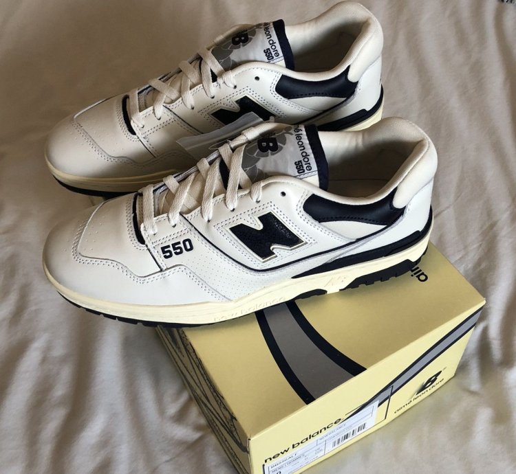 New Balance Aim Leon Dore 550 White Navy