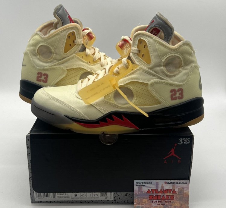 Off-white Air Jordan 5 Sail