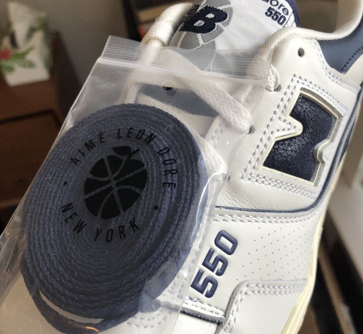 New Balance Aim Leon Dore 550 White Navy