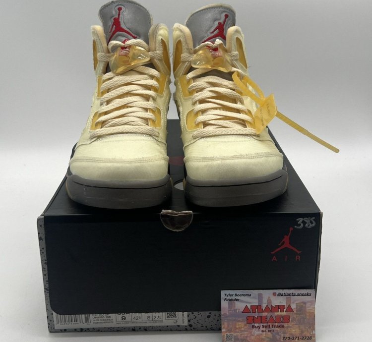Off-white Air Jordan 5 Sail