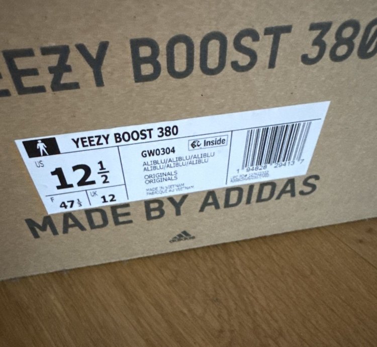 Adidas Yeezy 380 Alien Blue Size 12 5 Gw0304