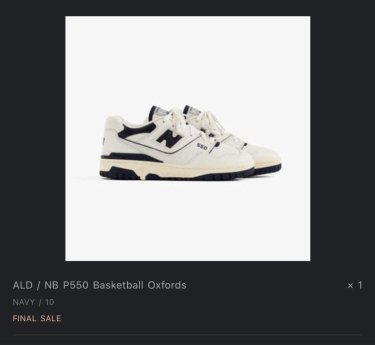 New Balance Aim Leon Dore 550 White Navy