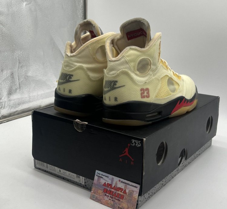 Off-white Air Jordan 5 Sail