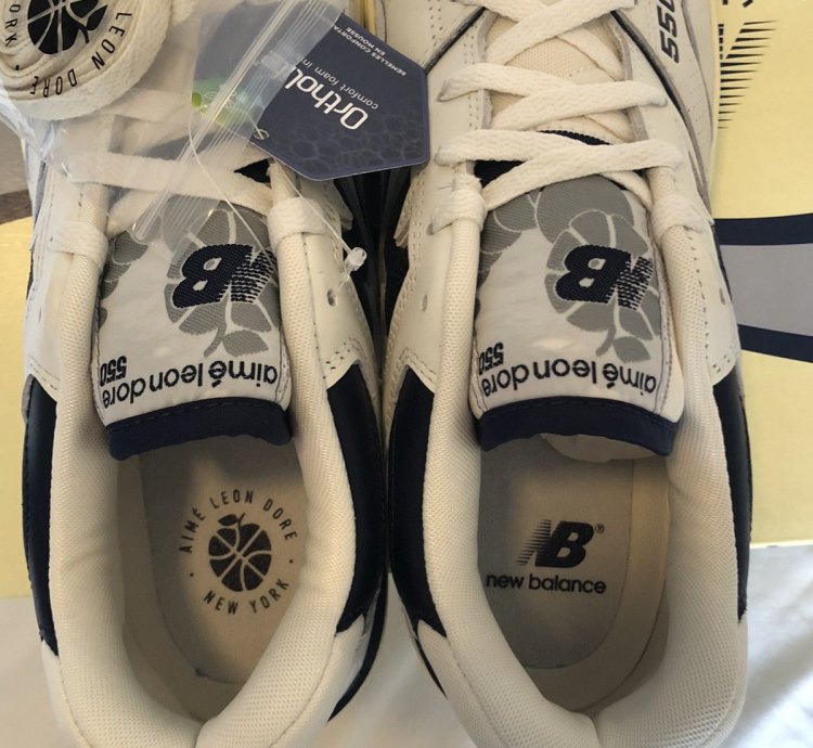 New Balance Aim Leon Dore 550 White Navy