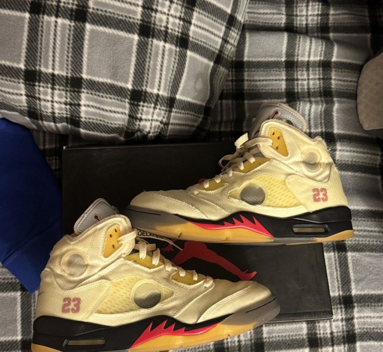 Off-white Air Jordan 5 Sp Sail