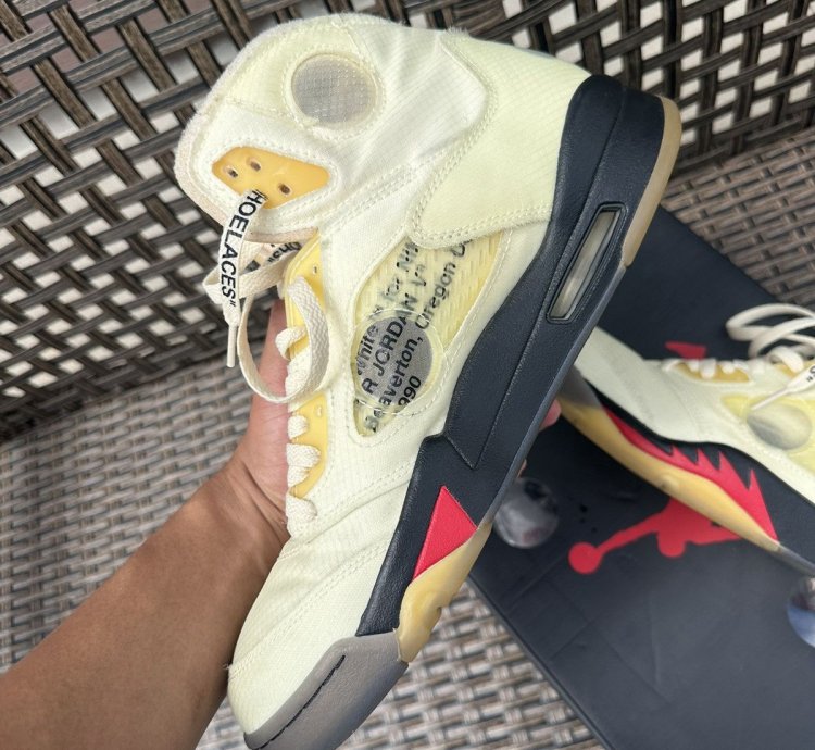 Off-white Air Jordan 5 Sp Sail