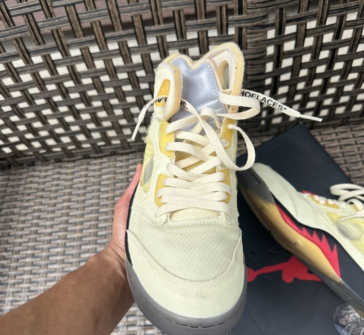 Off-white Air Jordan 5 Sp Sail