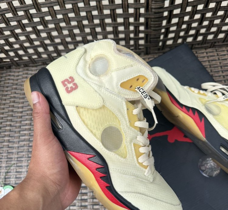 Off-white Air Jordan 5 Sp Sail