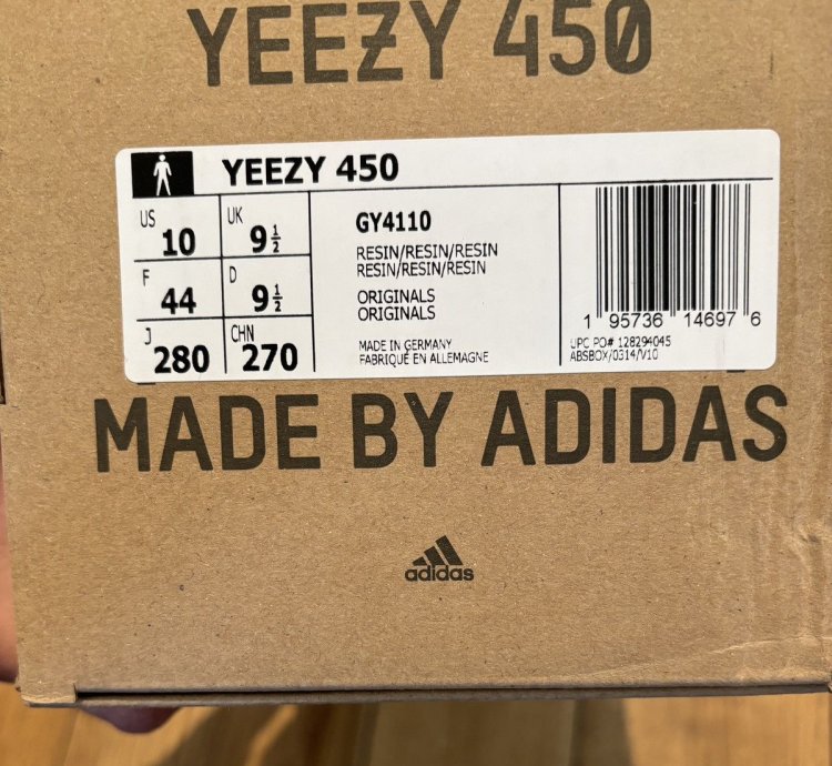 Adidas Yeezy 450 Resin