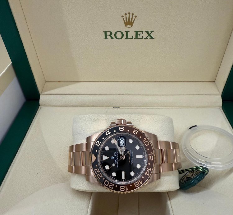 Rolex Gmt-master Ii New 2022 Rootbeer Full Rose Gold