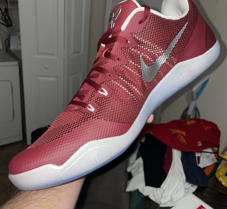 Nike Kobe 11 Low Tb Maroon Kobe Xi Size 18 New