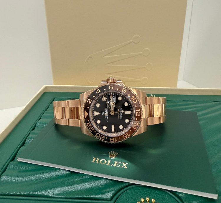 Rolex Gmt-master Ii New 2022 Rootbeer Full Rose Gold
