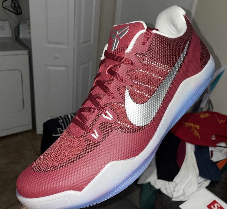 Nike Kobe 11 Low Tb Maroon Kobe Xi Size 18 New