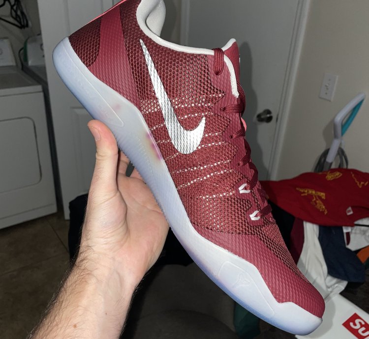 Nike Kobe 11 Low Tb Maroon Kobe Xi Size 18 New