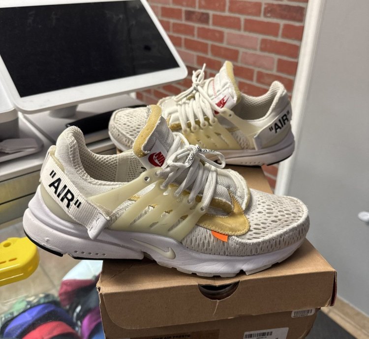 Off-white Air Presto White Size 10 Aa3830-100 Used