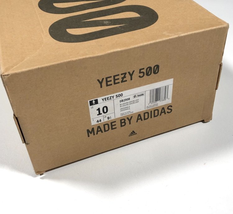 Adidas Yeezy 500 Blush Sneakers Shoes Size 10 Pre Owned