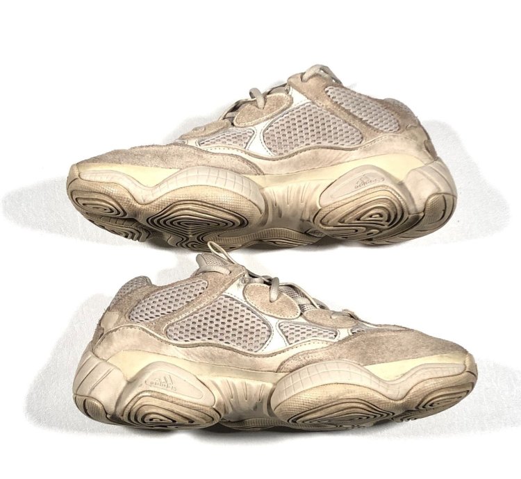 Adidas Yeezy 500 Blush Sneakers Shoes Size 10 Pre Owned