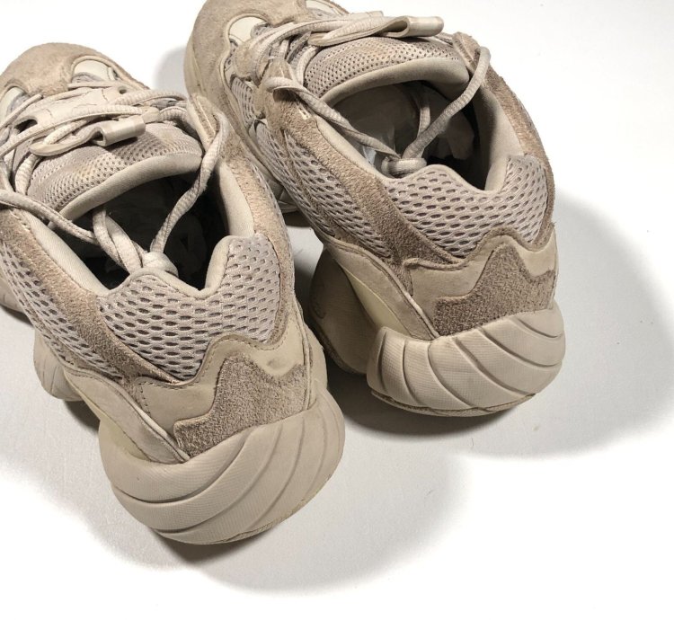 Adidas Yeezy 500 Blush Sneakers Shoes Size 10 Pre Owned