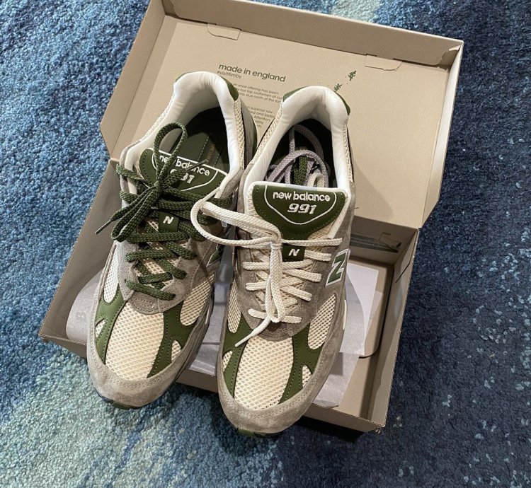 New Balance Aime Leon Dore 991 Grey Green Size 13