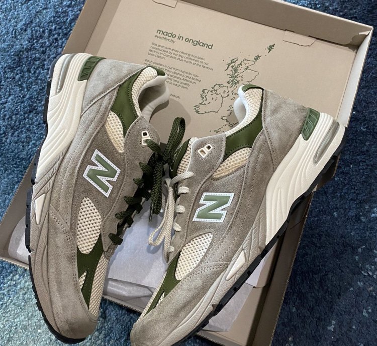 New Balance Aime Leon Dore 991 Grey Green Size 13