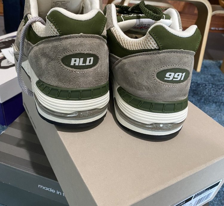 New Balance Aime Leon Dore 991 Grey Green Size 13