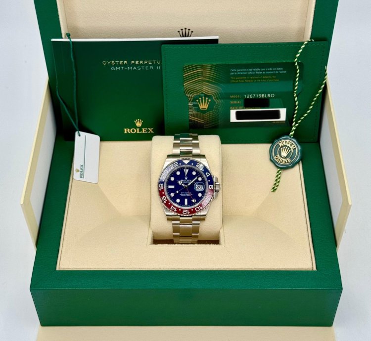 Rolex Gmt-master Ii New 2024 Gmt-master Ii Pepsi 40mm 126719blro White Gold Oyster