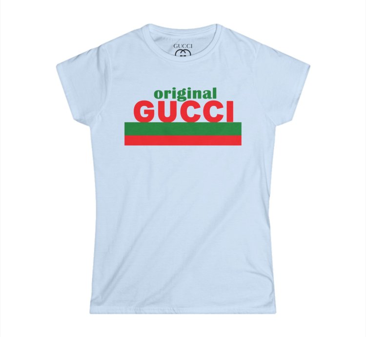 Gucci Women Light Blue T-shirt - Size Usa
