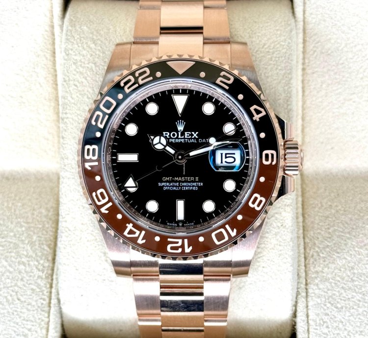 Rolex Gmt-master Ii New 2024 Gmt-master Ii Rootbeer 40mm 126715chnr Rose Gold