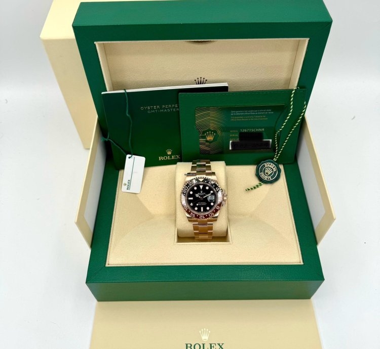 Rolex Gmt-master Ii New 2024 Gmt-master Ii Rootbeer 40mm 126715chnr Rose Gold