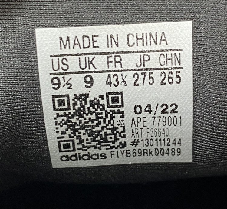 Adidas Yeezy 500 Low Utility Black Kanye West Us9 F36640