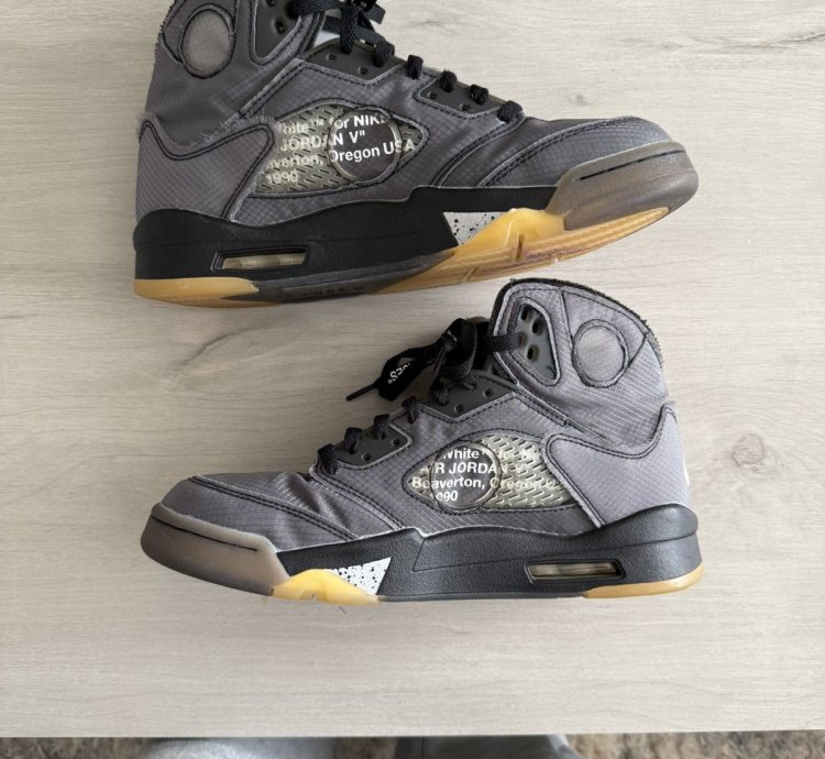 Off-white Jordan 5 Muslin Box With Receipts